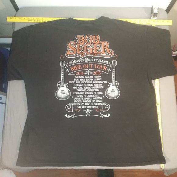2014 BOB SEGER TEE RIDE OUT TOUR - Picture 4 of 7